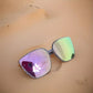 Cat Eye Mirror Lens Sunglasses - 7 Semicolon Couture