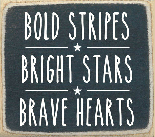 3x3-Bold stripes- Sign - 7 Semicolon Couture