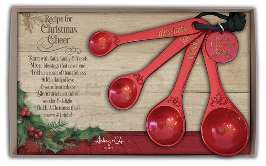 Christmas Measuring Spoons - 7 Semicolon Couture