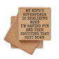 Coaster - My Wife's Superpower Wood Coasters Funny - 7 Semicolon Couture