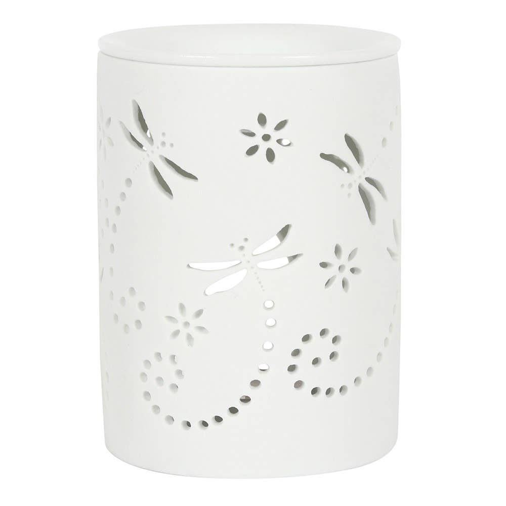 Cut Out Dragonfly Oil Burner and Wax Warmer - 7 Semicolon Couture