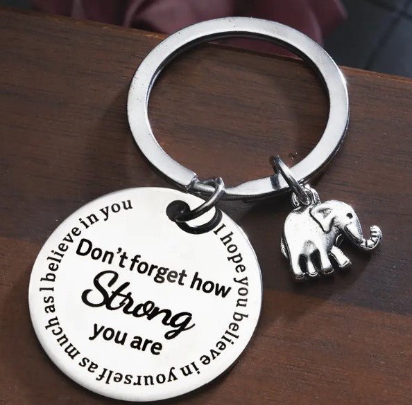 Don't forget - Keychain - 7 Semicolon Couture