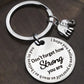 Don't forget - Keychain - 7 Semicolon Couture