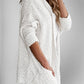 Double Take Pocketed Open Front Long Sleeve Cardigan - 7 Semicolon Couture