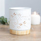 Dragonfly Matte Ceramic Oil Burner and Wax Warmer - 7 Semicolon Couture