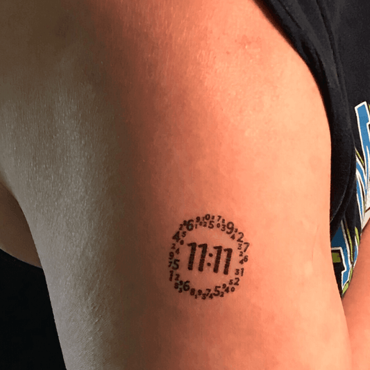 11:11 Manifestation Tattoo (pkg/3) - 7 Semicolon Couture
