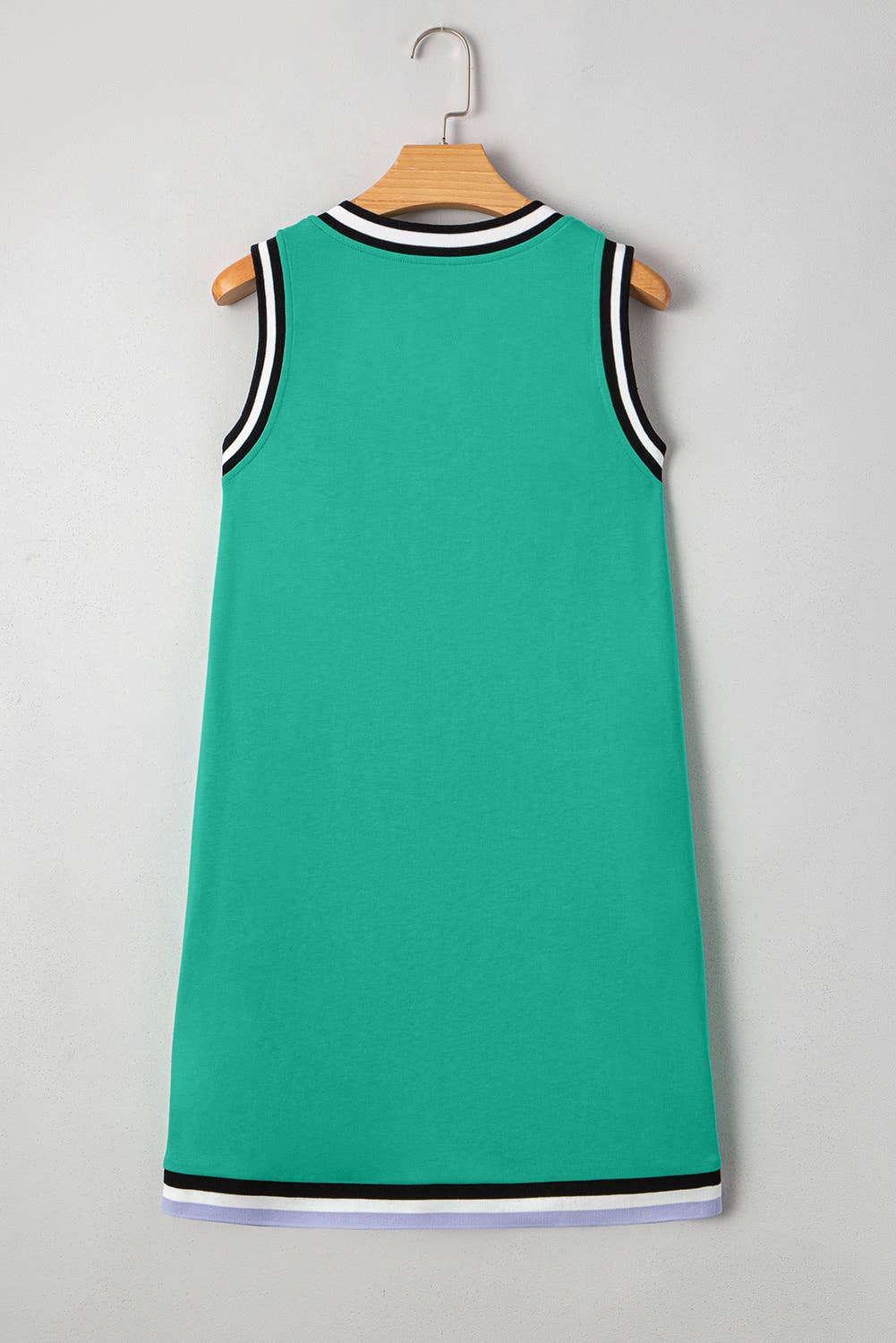 Glitter Baseball Patched Graphic Mini Dress