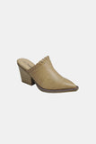 Forever Link Pointy Toe Slip On Chunky Mules - 7 Semicolon Couture