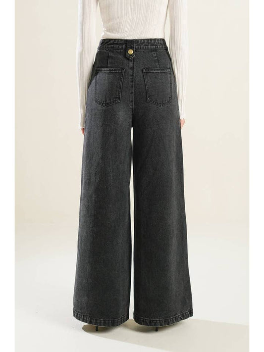 Free Market Denim Pants - 7 Semicolon Couture