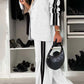 Full Size Contrast Lapel Collar Top and Pants Set - 7 Semicolon Couture