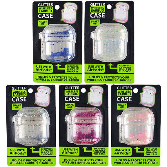 Gadget Gear Airpod Earbud Glitter Case Assortment - 8/Pack - 7 Semicolon Couture