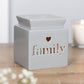 Grey Family Cut Out Oil Burner and Wax Warmer - 7 Semicolon Couture