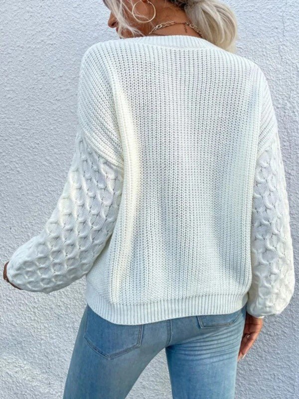 Heart knit sweater - 7 Semicolon Couture