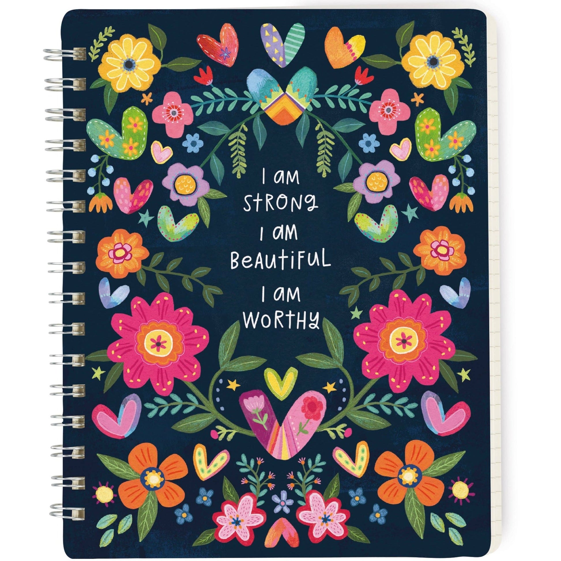 I Am Strong Spiral Notebook - 7 Semicolon Couture