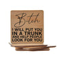 I Will Put You In A Trunk And Help Look Wood Coasters - 7 Semicolon Couture