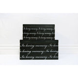 In LOVING Memory - Nesting boxes set/2 - 7 Semicolon Couture