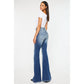 Kan Can HIGH RISE SUPER FLARE JEANS - 7 Semicolon Couture