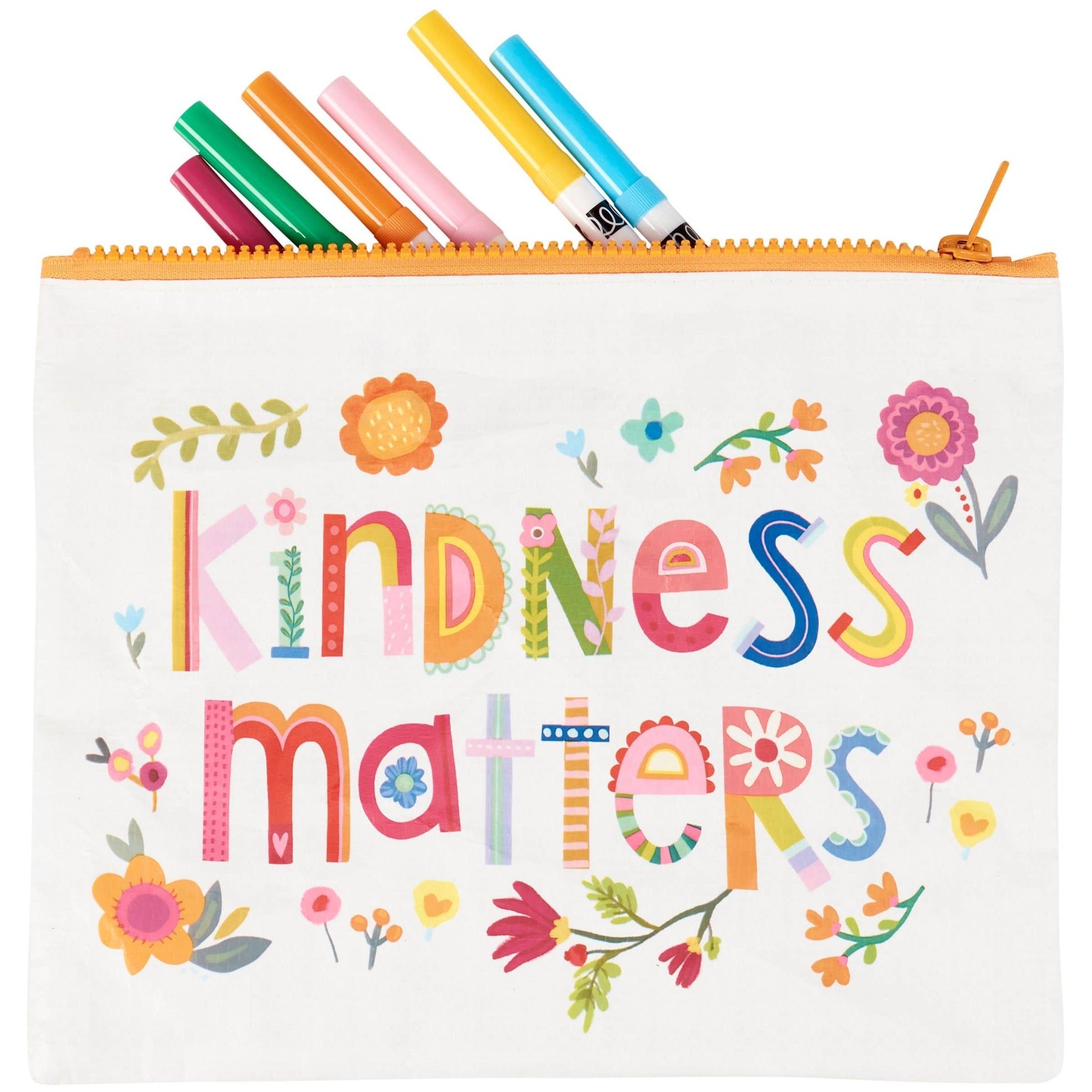 Kindness Zipper Pouch - 7 Semicolon Couture