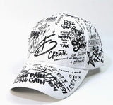 Men's Graffiti Baseball Cap - 7 Semicolon Couture