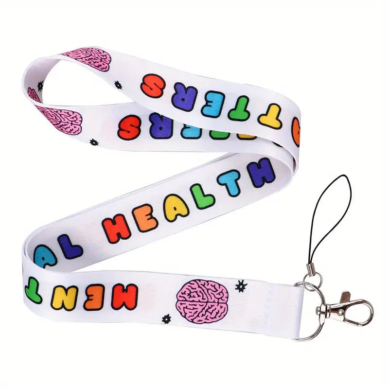 Mental Health Lanyard - 7 Semicolon Couture