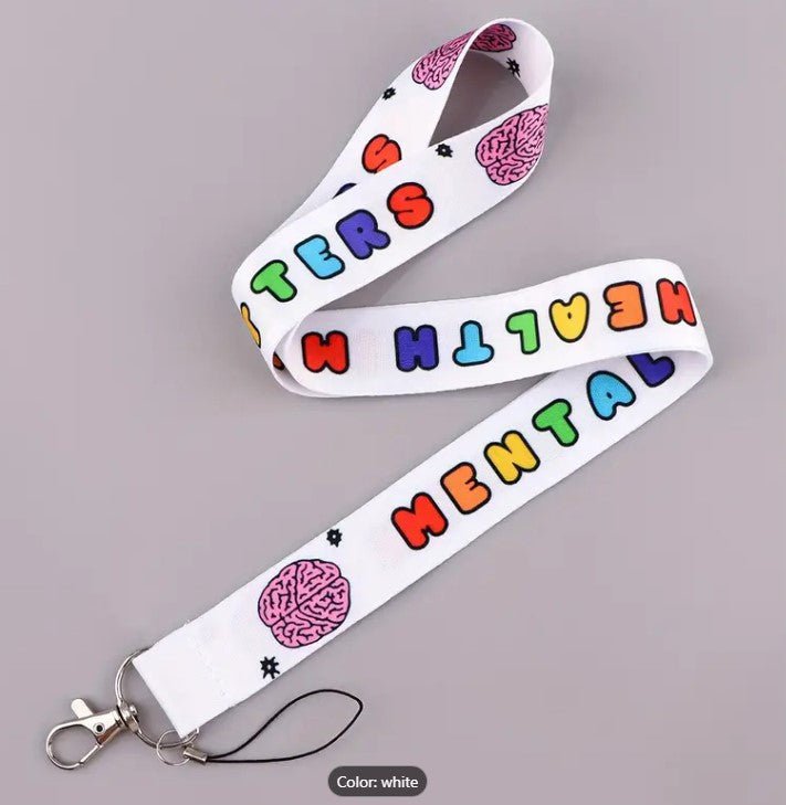 Mental Health Lanyard - 7 Semicolon Couture