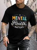 Mental Health Matters - Mens T-shirt - 7 Semicolon Couture