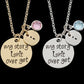 My story isn't over yet Semicolon Necklace with charm - 7 Semicolon Couture