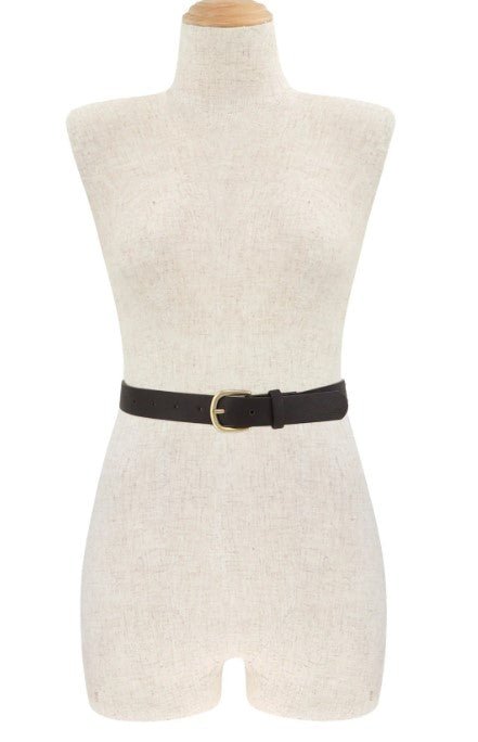 Perforated Bow Studded Buckle Belt - 7 Semicolon Couture