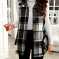 Plaid Print Vest Jacket - 7 Semicolon Couture