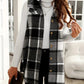 Plaid Print Vest Jacket - 7 Semicolon Couture