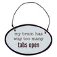 Say It with Sass Mini Oval Wall Hangings - 7 Semicolon Couture