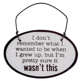 Say It with Sass Mini Oval Wall Hangings - 7 Semicolon Couture