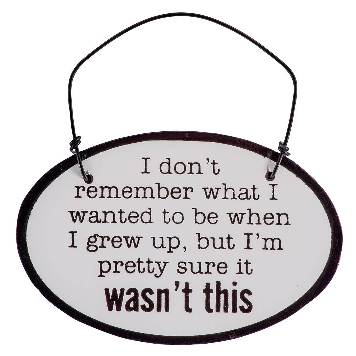 Say It with Sass Mini Oval Wall Hangings - 7 Semicolon Couture