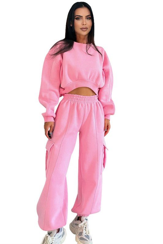 SEXY TWO PIECE TOP AND PANT SET - 7 Semicolon Couture