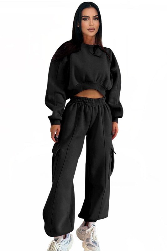 SEXY TWO PIECE TOP AND PANT SET - 7 Semicolon Couture