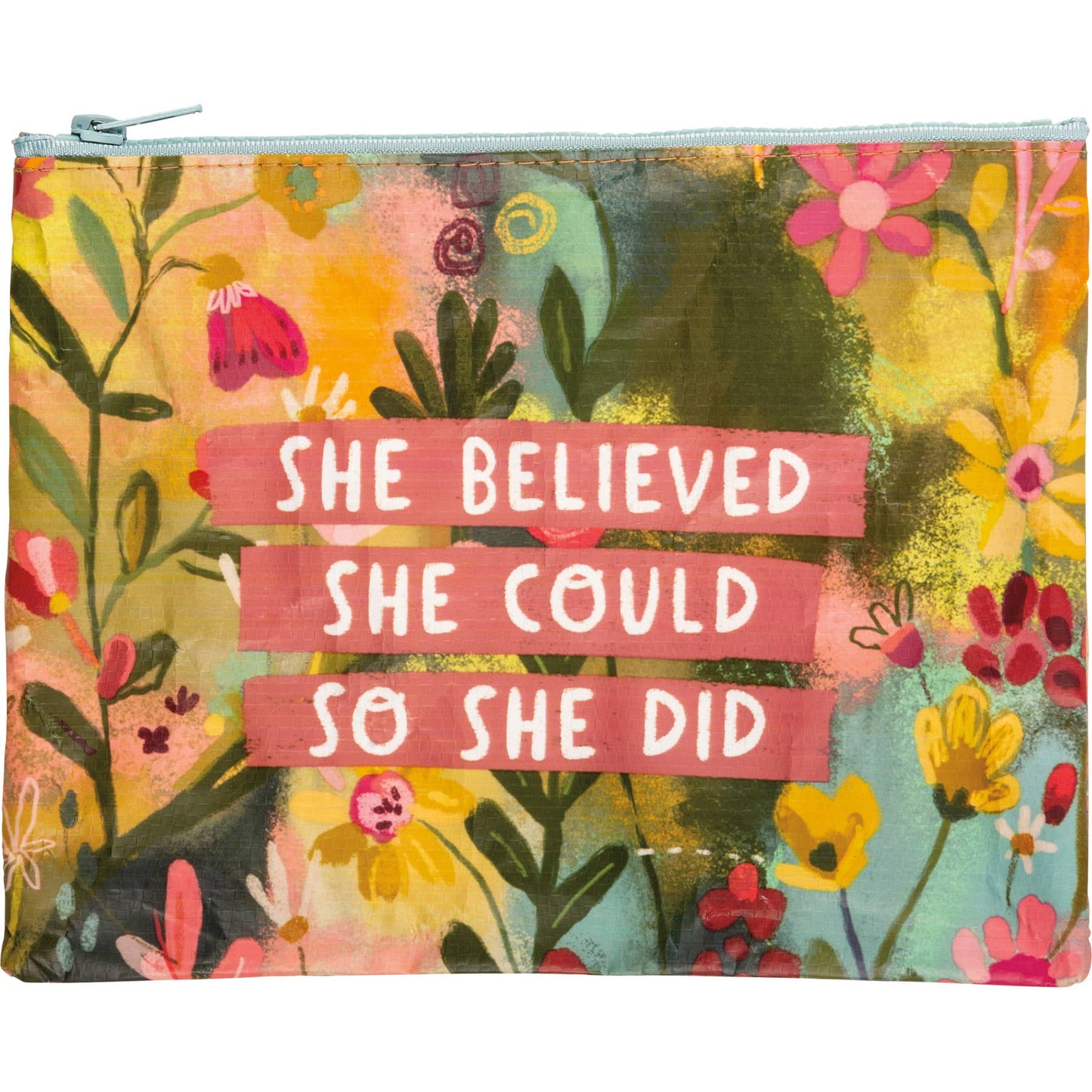 She Believed She Could So She Did Zipper Pouch - 7 Semicolon Couture