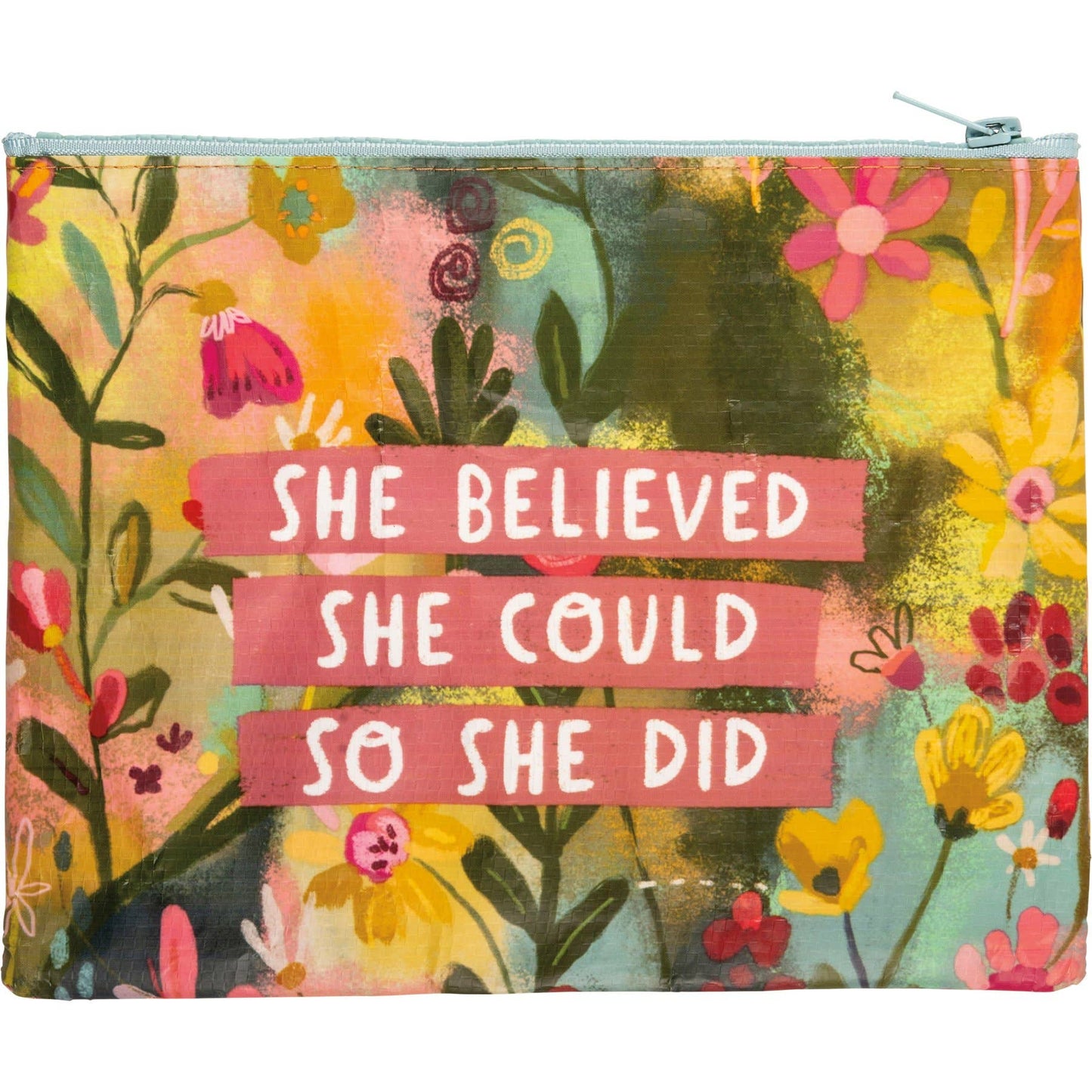 She Believed She Could So She Did Zipper Pouch - 7 Semicolon Couture