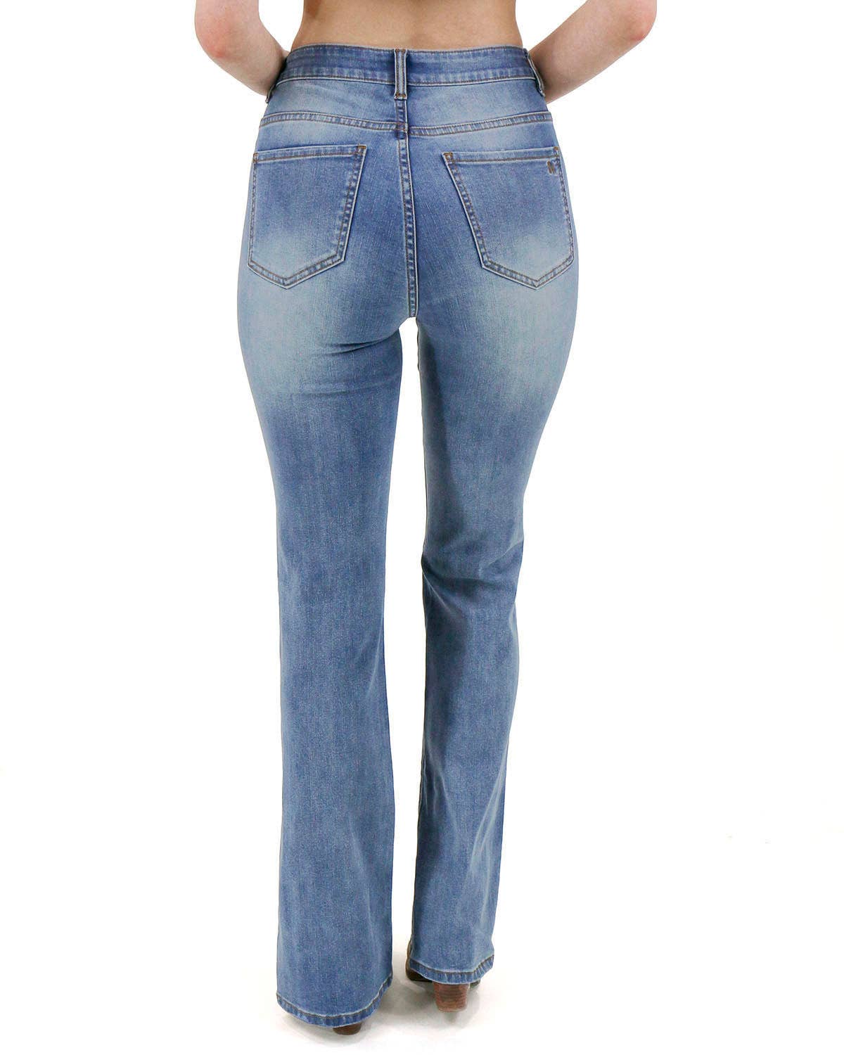 Split Flare Denim - 7 Semicolon Couture