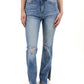 Split Flare Denim - 7 Semicolon Couture