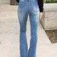 Split Flare Denim - 7 Semicolon Couture