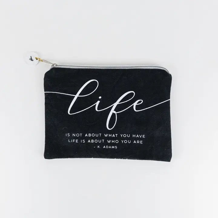 Stylish Canvas Clutch - 7 Semicolon Couture