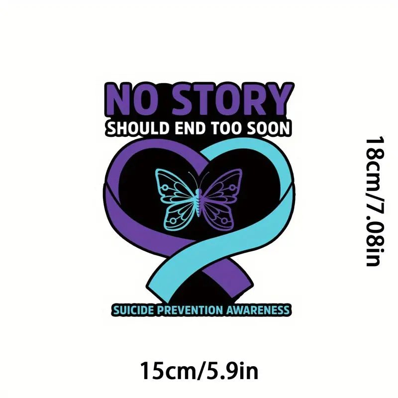 Suicide Prevention Awareness Stickers - 7 Semicolon Couture