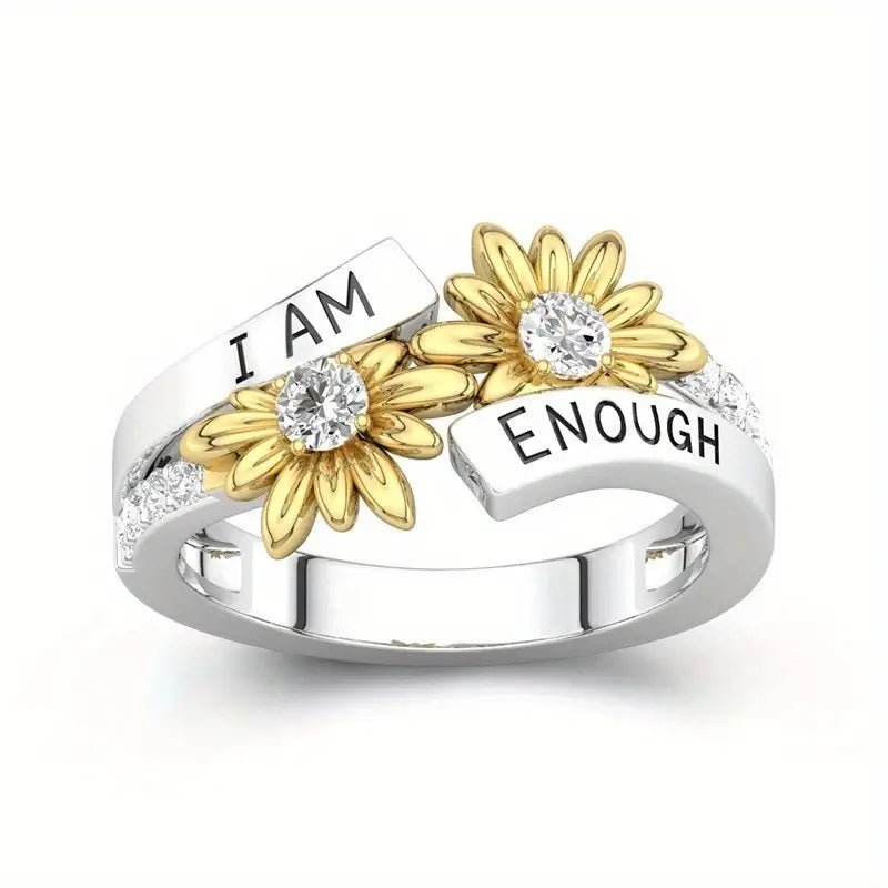 Sunlit Bloom Ring - 7 Semicolon Couture