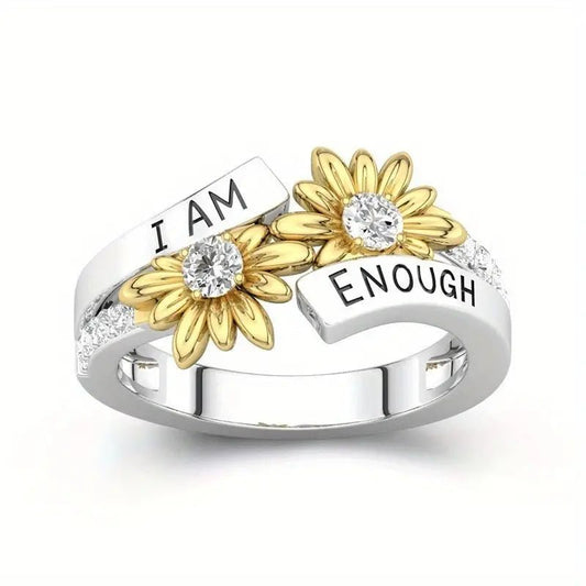 Sunlit Bloom Ring - 7 Semicolon Couture