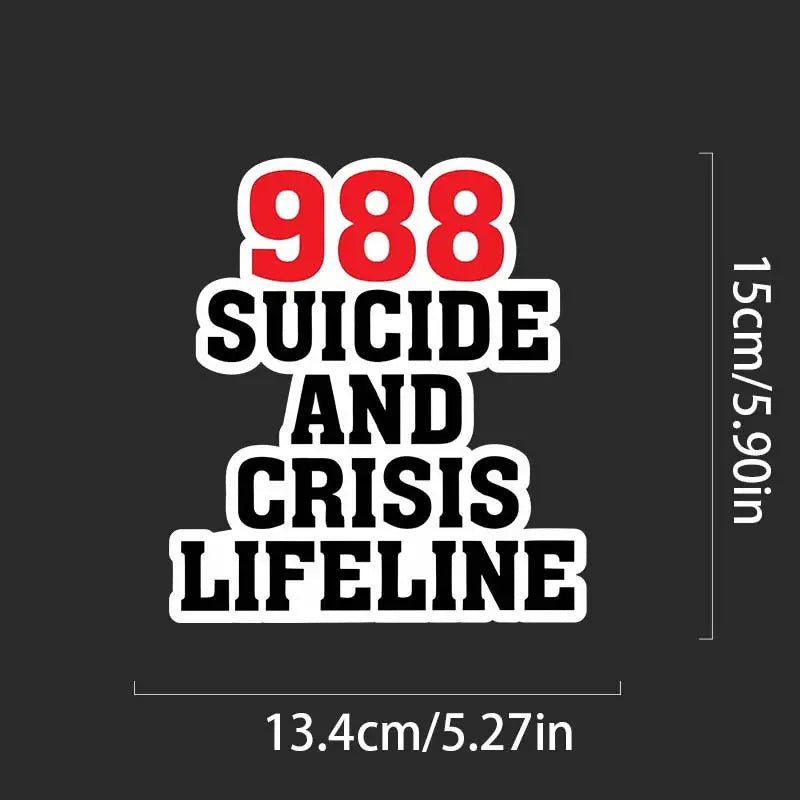 Talk, Text, Connect: 988 - 7 Semicolon Couture