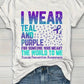 Teal & Purple - Suicide Prevention Awareness - 7 Semicolon Couture