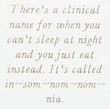 "There's a clinical name for..." funny Magnet - 7 Semicolon Couture