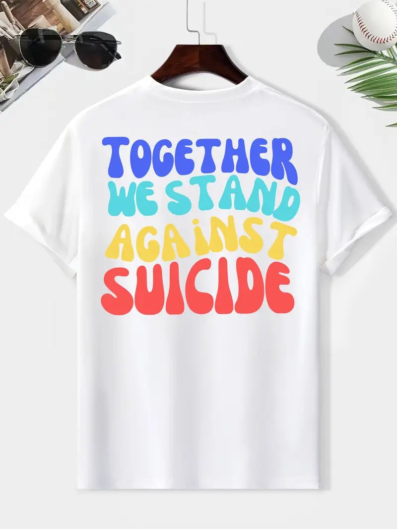 TOGETHER We Stand - Men's T-Shirt - 7 Semicolon Couture