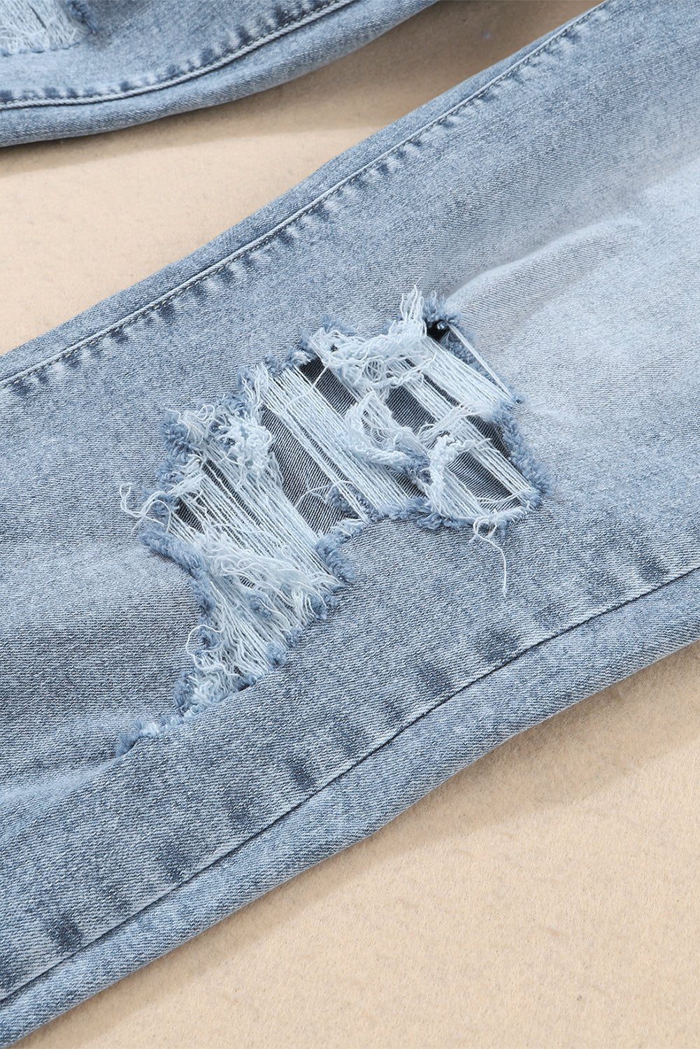 Urban Edge Distressed Jeans - 7 Semicolon Couture