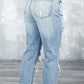 Urban Edge Distressed Jeans - 7 Semicolon Couture